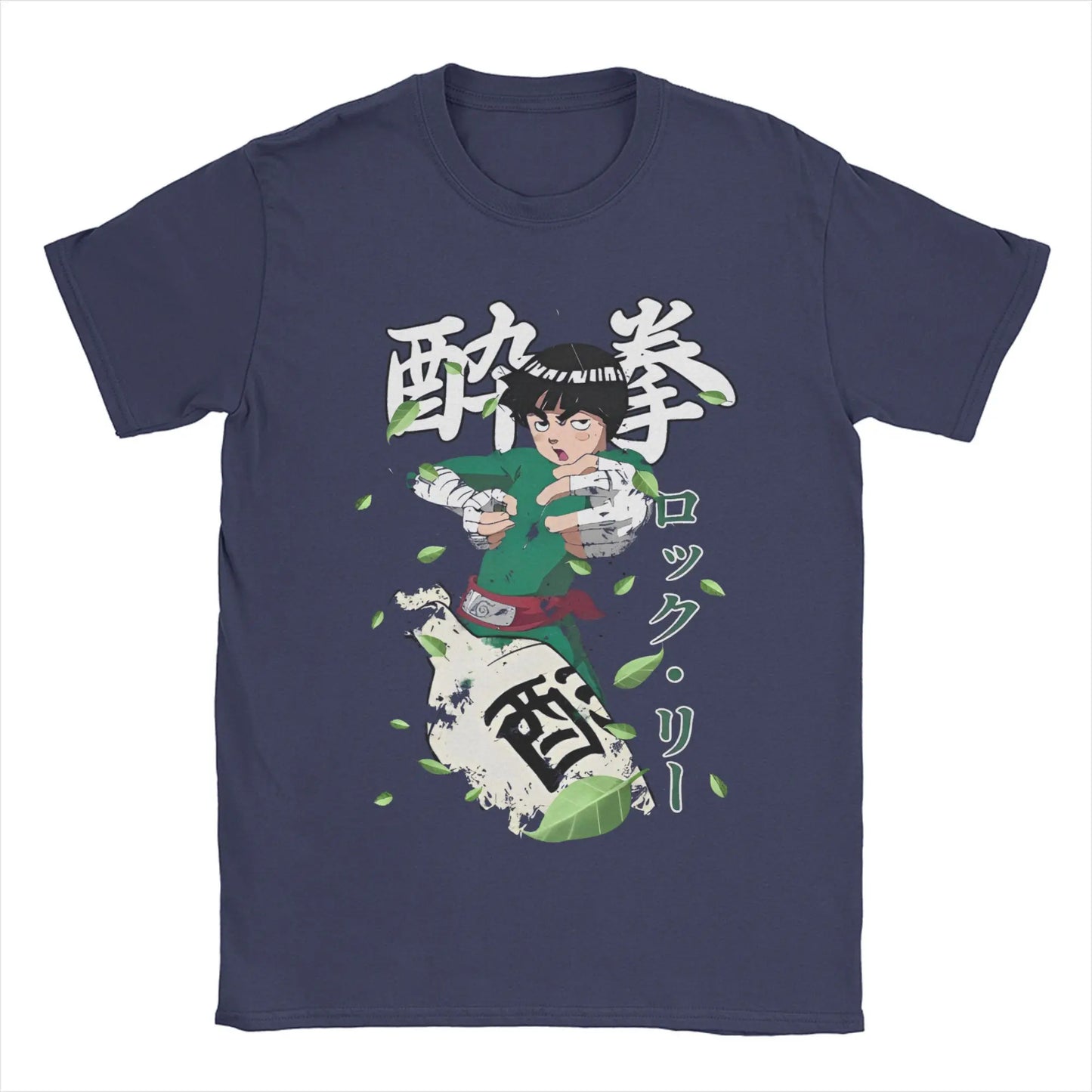 Narutos Rock Lee T-Shirt for Men Women Novelty Cotton Tees Round Neck Short Sleeve T Shirt Gift Idea Clothing