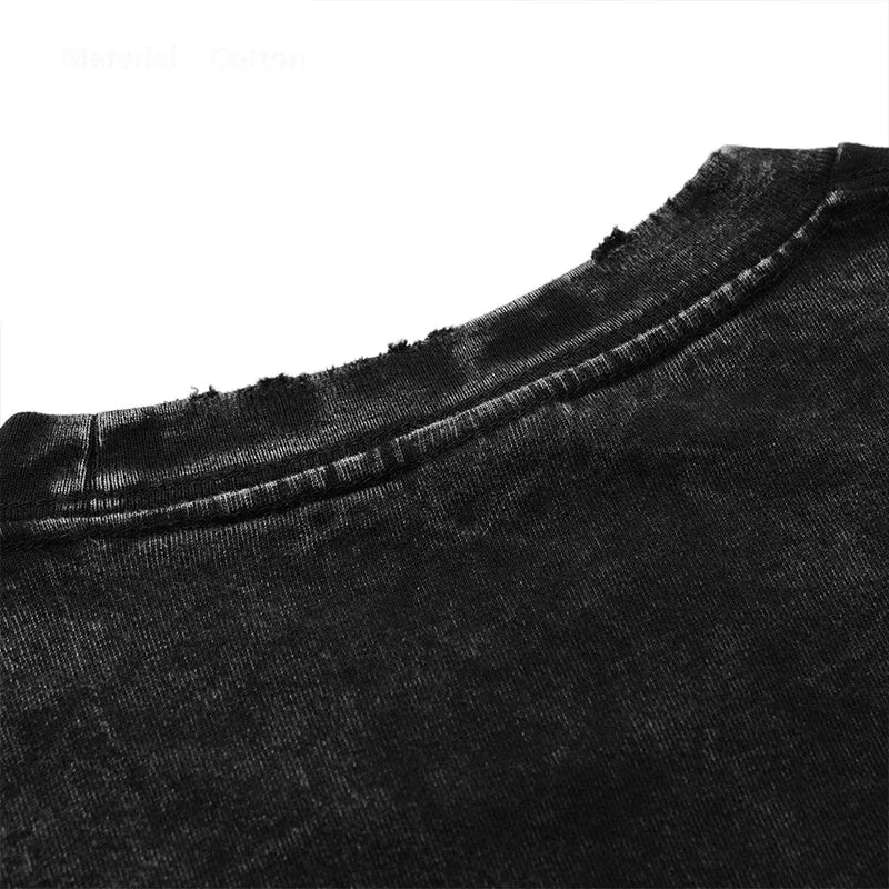 Gear 5 Luffy-Wanted T Shirt Double Sided Print Anime Peripheral Clothing T-shirt Y2k Harajuku Casual Unisex Oversized Loose Tees