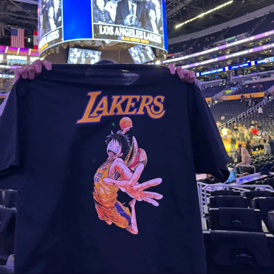 2025 New Hot Selling Doncic No. 77 LUFFY Basketball Sports T-Shirt Basketball Training Shirt Men And Women Fashion Casual Top