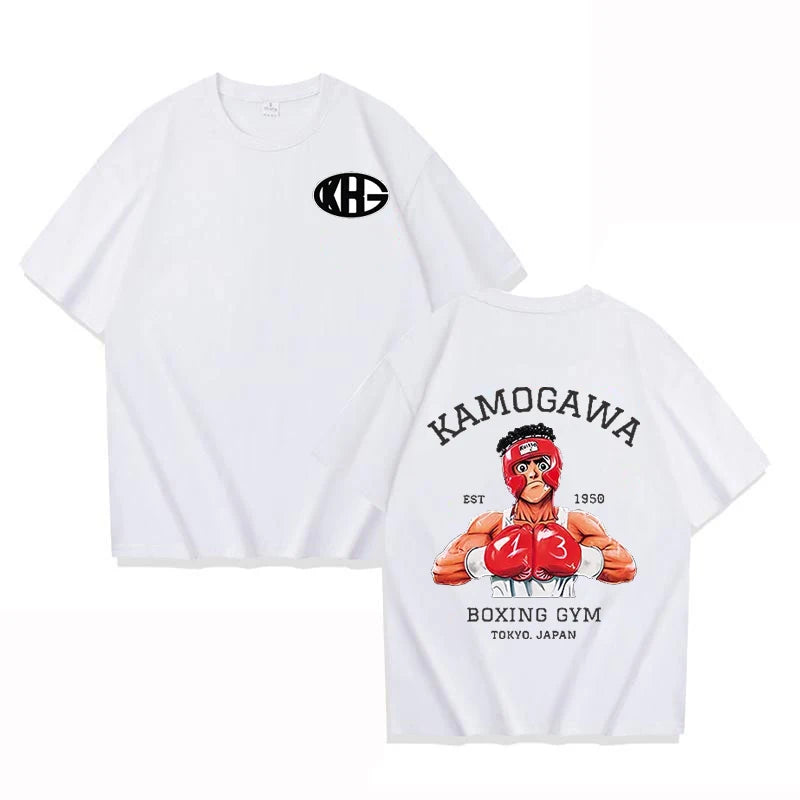 Anime Hajime T-shirt Men's Women's Casual Loose T-shirt Street Clothing Harajuku Tops Anime Hip-hop Street Fashion T-shirt 2025