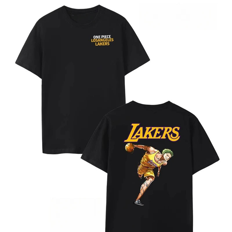 2025 New Hot Selling Doncic No. 77 LUFFY Basketball Sports T-Shirt Basketball Training Shirt Men And Women Fashion Casual Top