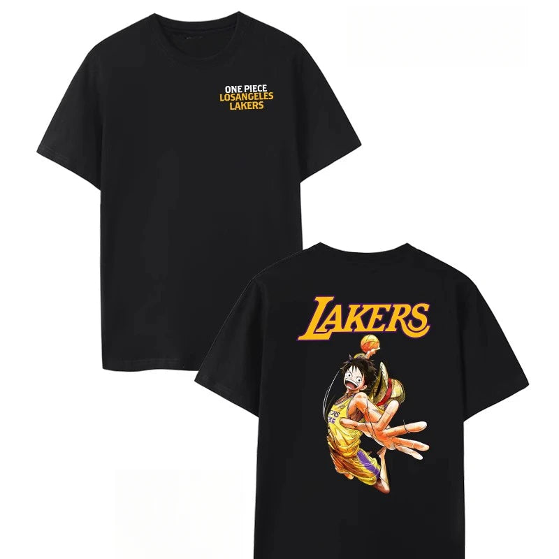 2025 New Hot Selling Doncic No. 77 LUFFY Basketball Sports T-Shirt Basketball Training Shirt Men And Women Fashion Casual Top